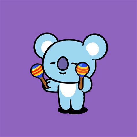 Suga, Jimin, Koala, Mascot, Namjoon, Smurfs, Kawaii, Drawing, Birthday