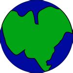 Pangaea map | Free SVG