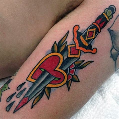 70 Traditional Dagger Tattoo Designs For Men - Sharp Ink Ideas