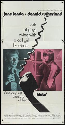 Klute Vintage Movie Poster