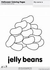 Jelly Beans Coloring Page  Super Simple sketch template