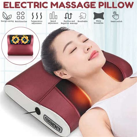 HALLOLURE Shiatsu Pillow Massager with Heat, Electronic Heat Massage ...