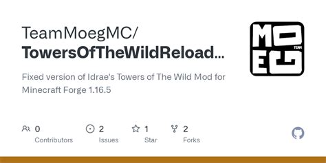 GitHub - TeamMoegMC/TowersOfTheWildReloaded: Fixed version of Idrae's ...