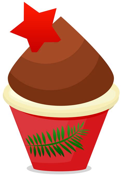 Free Christmas Cupcake Clipart | Cupcake Clipart