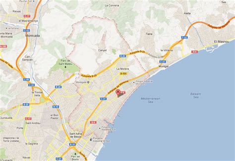 Badalona Map