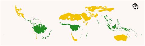 Tropical rainforest vs Desert! This map shows the global distribution of tropical rainforests ...