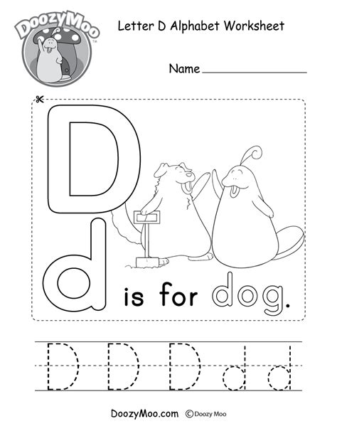 Letter D Worksheets For Preschool | worksheet today