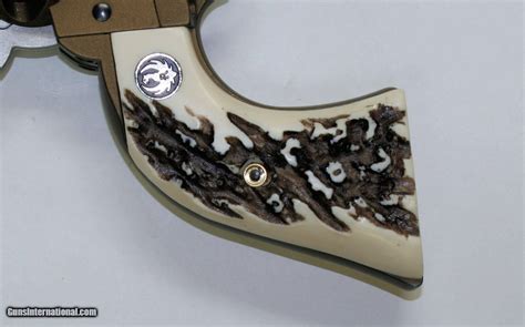 Ruger Wrangler Stag-Like Grips With Medallions for sale