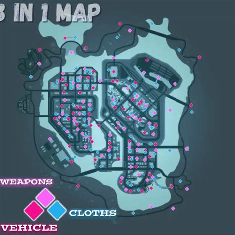 Gangstar Vegas Map/Locations