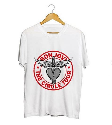 Bon Jovi The Circle Tour Unisex Adult T shirt