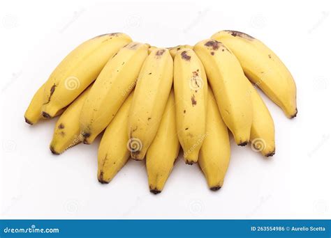 Banana bunch stock photo. Image of isolated, juicy, natural - 263554986