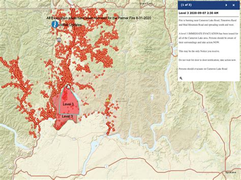 Fire in Okanogan / Douglas County Reaches Level 3 Evacuation - GO NOW ...