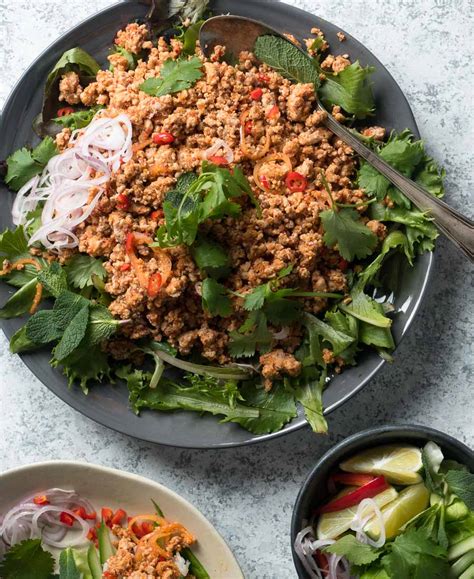 larb - thai pork salad - glebe kitchen