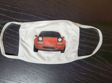 Mazda Miata NA MX5 Face Mask | Etsy