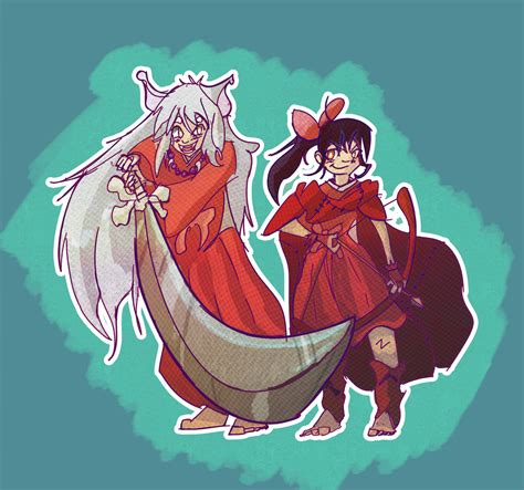 Inuyasha and Moroha by sparkyshinx1 on DeviantArt