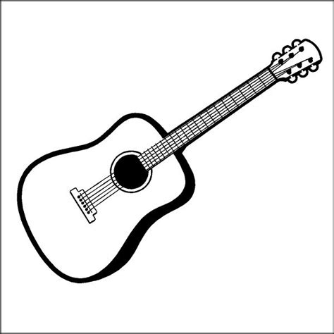 Guitar Clipart Black And White | Clipart Panda - Free Clipart Images ...