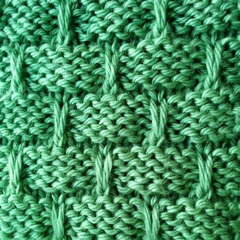 Slip Stitch Basketweave Stitch - Purl Avenue | Basketweave stitch, Slip ...