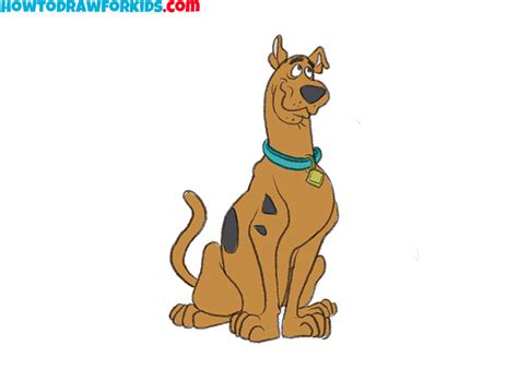 How to Draw Scooby-Doo - Easy Drawing Tutorial For Kids