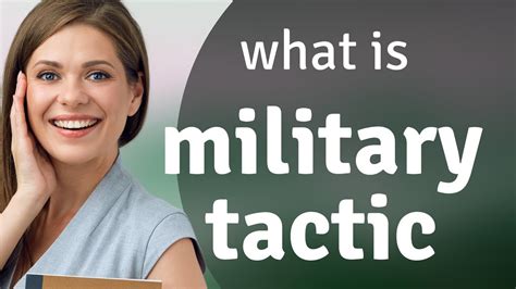 Understanding Military Tactics: A Guide for English Learners - YouTube