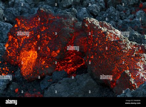 Detail lava cooling Stock Photo - Alamy