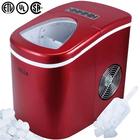 Portable Countertop Ice Cube Maker Compact Tabletop Touch Control 26 lb ...