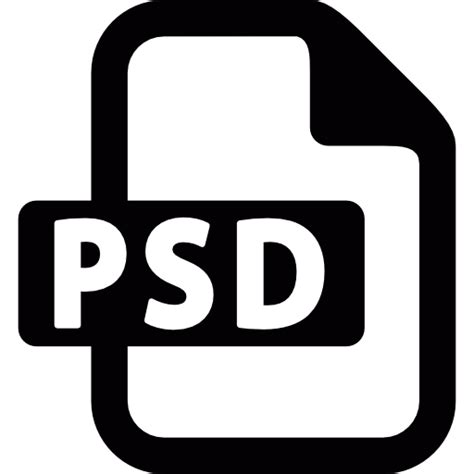 PSD format icon