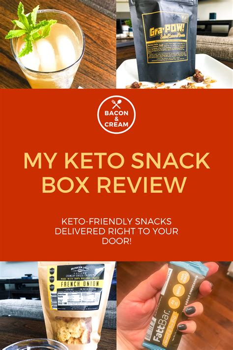 My Keto Snack Box April 2020 Review | Keto Snacks Delivered Monthly – Bacon and Cream