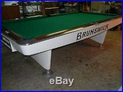 Billiards Tables » Blog Archive » Restored 9′ Brunswick Gold Crown II pool table