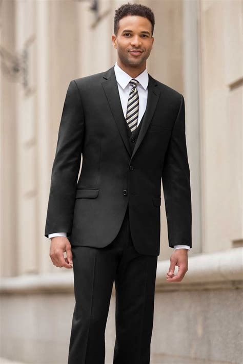 All Black Suits For Men Slim Fit