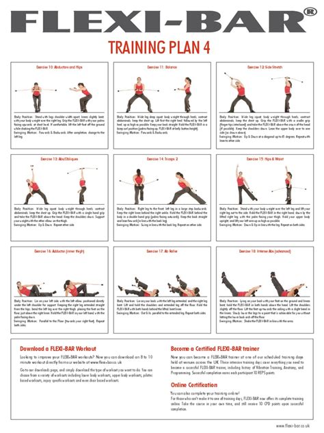 Training Plan 4: Download A FLEXI-BAR Workout Become A Certified FLEXI-BAR Trainer | PDF ...