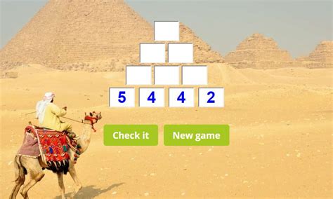 Math Number Pyramid Puzzle Game + Worksheets