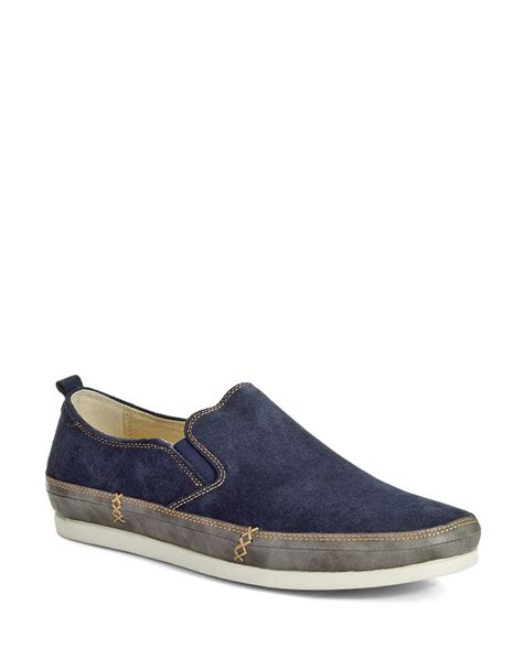 Lyst - Kenneth Cole Reaction Hot Coil Suede Slip On Shoes in Blue for Men