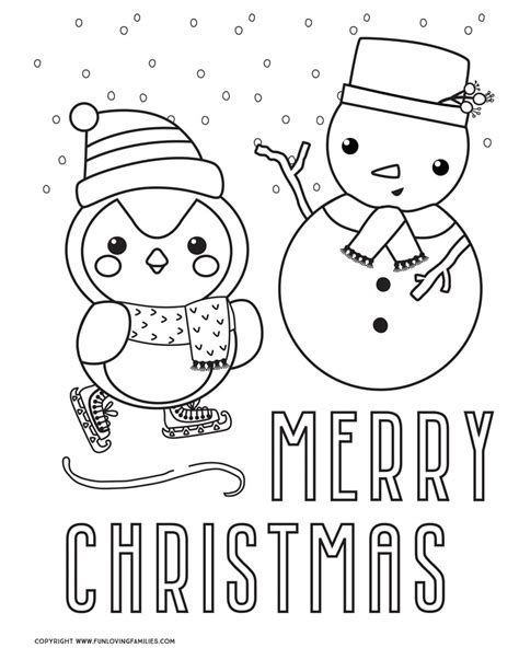 Christmas Coloring Pages (Free Printables) - Fun Loving Families