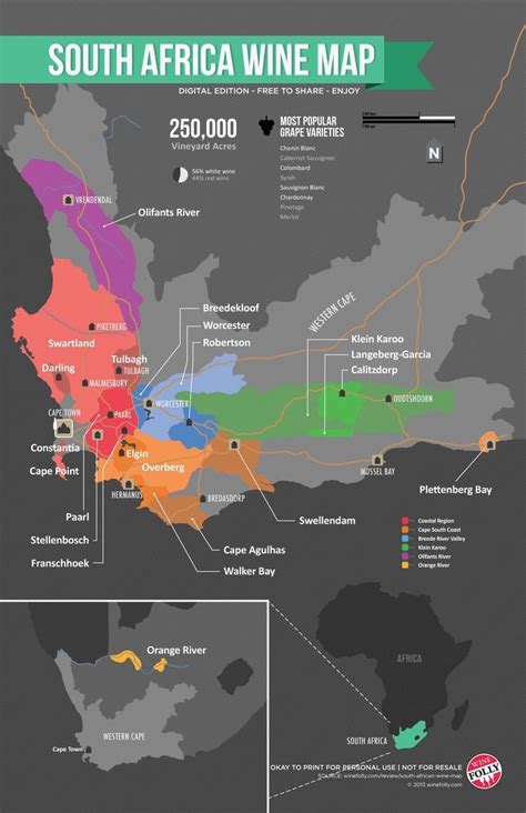 South African Wine Regions | South africa wine, South african wine ...