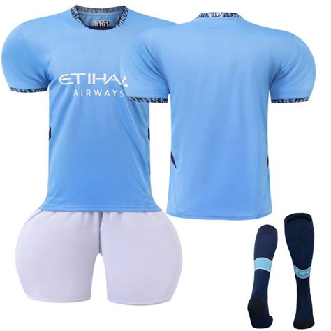 24/25 Home New Soccer Activewear Customizable Fans Soccer Jerseys Kits For Kids And Adults Blue ...