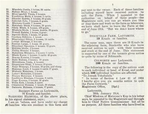 Africana Books - Natives Land Act 1913 - Cases Of Evictions Etc was listed for R120.00 on 30 Jan ...