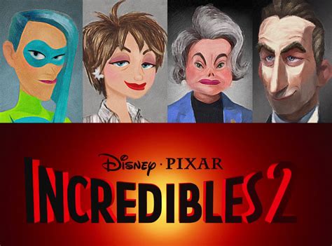 Meet Four New Characters from 'Incredibles 2' and Learn New Plot Details | Pixar Post