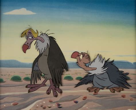 The Jungle Book Vultures Art Corner Production Cel - ID: jul22503 | Van Eaton Galleries