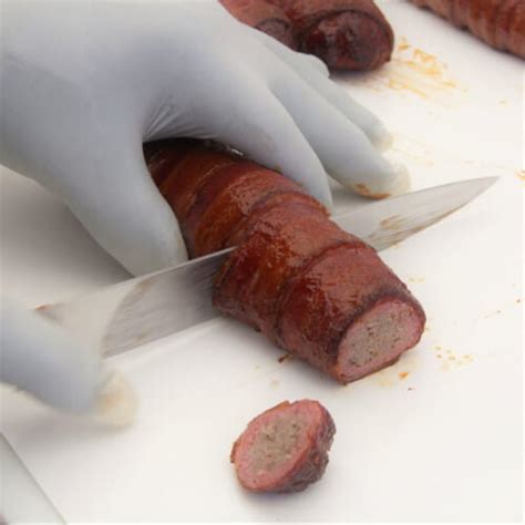 Bacon-Wrapped Sausage | Bush Cooking