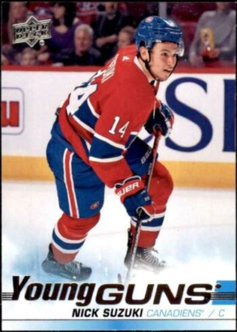 Future Watch: Nick Suzuki Rookie Hockey Cards, Canadiens