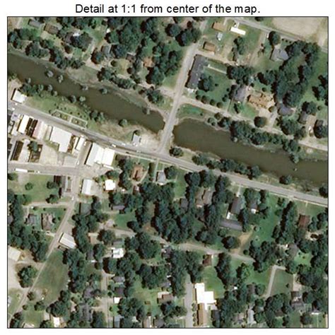 Aerial Photography Map of Shaw, MS Mississippi