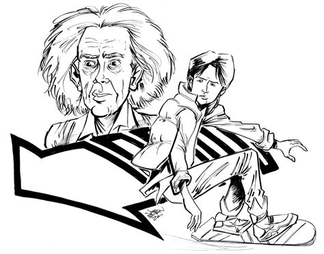 Back To The Future Delorean Coloring Pages Coloring Pages