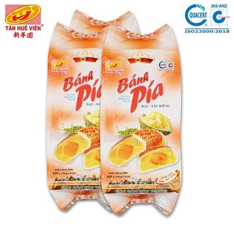 9 HỘP BÁNH PÍA ĐẬU XANH SẦU RIÊNG - (Hộp 160G- 4 CÁI/HỘP) - MixASale