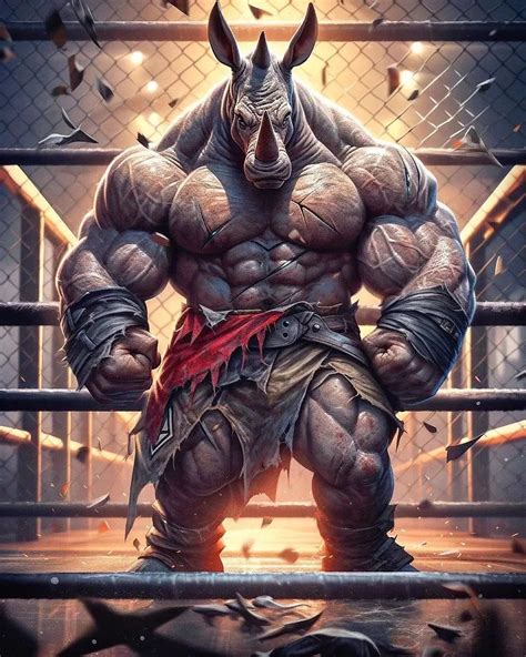 Pinterest | Rhino art illustration, Fantasy art warrior, Animal ...