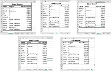Merge Excel Files: 6 Simple Ways of Combining Excel Workbooks - Worksheets Library