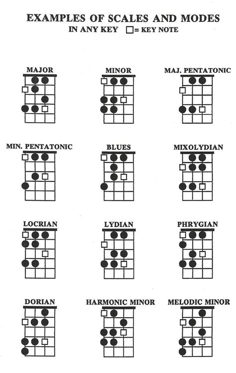 SCALES AND MODES ON BASS Bass Guitar Notes, Guitar Chords And Scales, Bass Guitar Chords, Learn ...