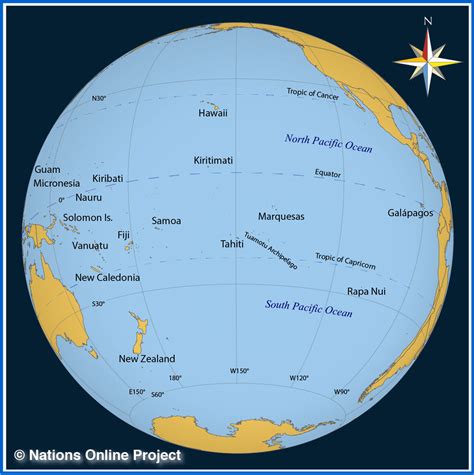 Countries by Continent :: Australia and Oceania - Nations Online Project