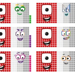 Numberblocks 100-199 Mini Hundreds Instant Download PDF - Etsy