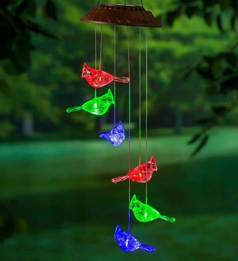 Colorful Beaded Three-Tier Solar-Powered Mini-Chandelier Metal Light | Wind and Weather in 2020 ...