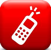 Red Cell Phone Icon #36232 - Free Icons Library